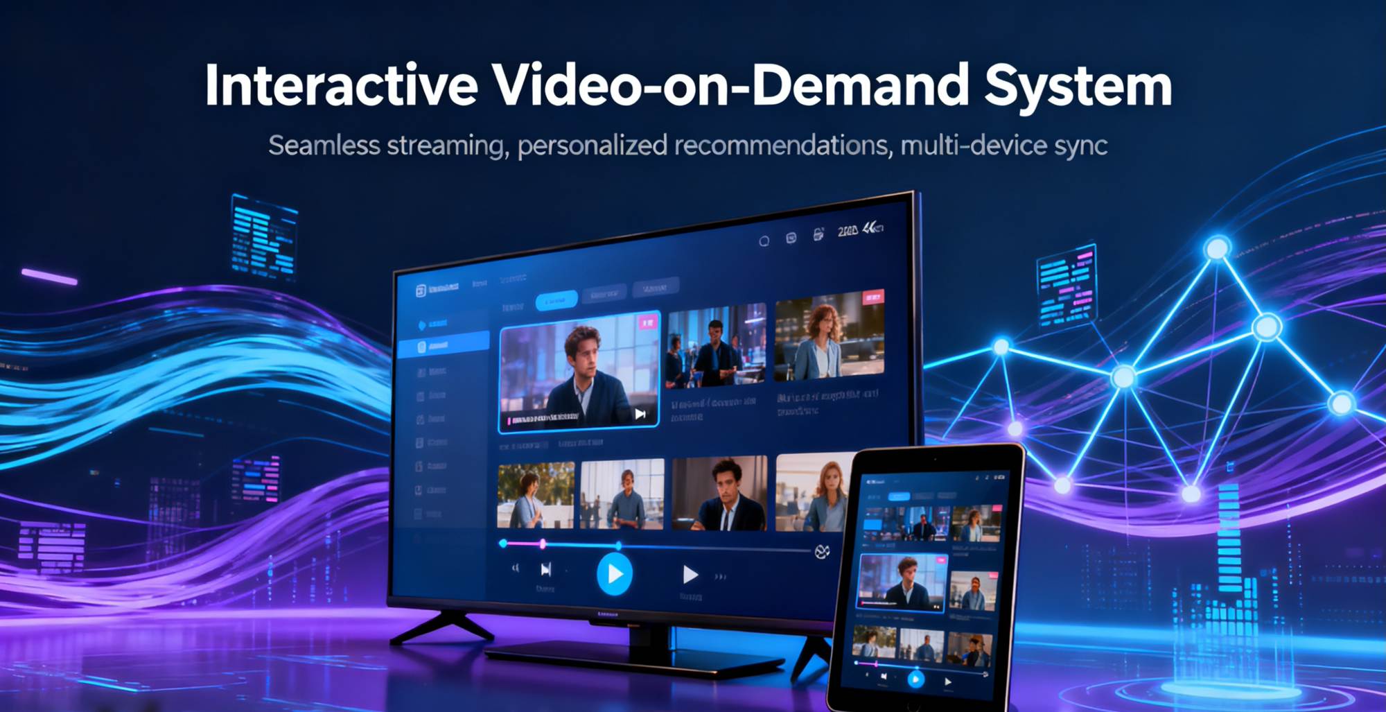 Powerful Interactive Video-on-Demand System