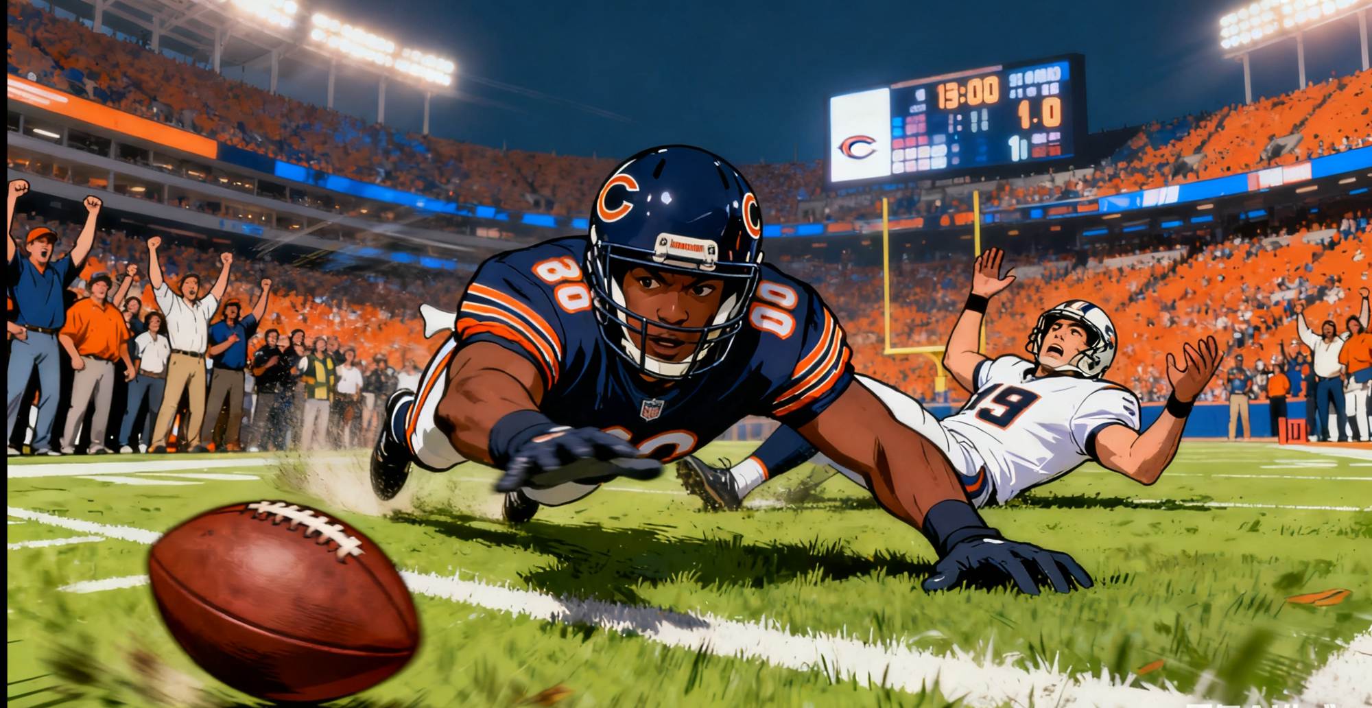 Fumble! The Bears get the ball!