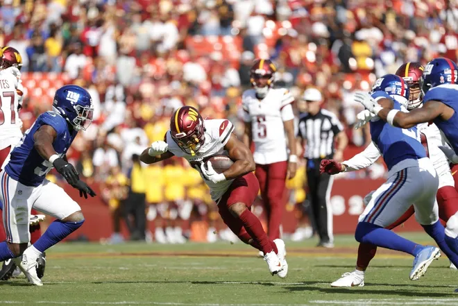 McNichols rushed 15 yards on a third-and-13 play.