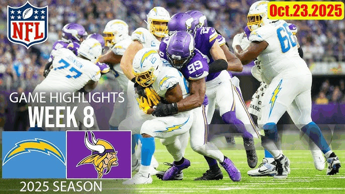 【Week 8】Minnesota Vikings vs. Los Angeles Chargers Highlights