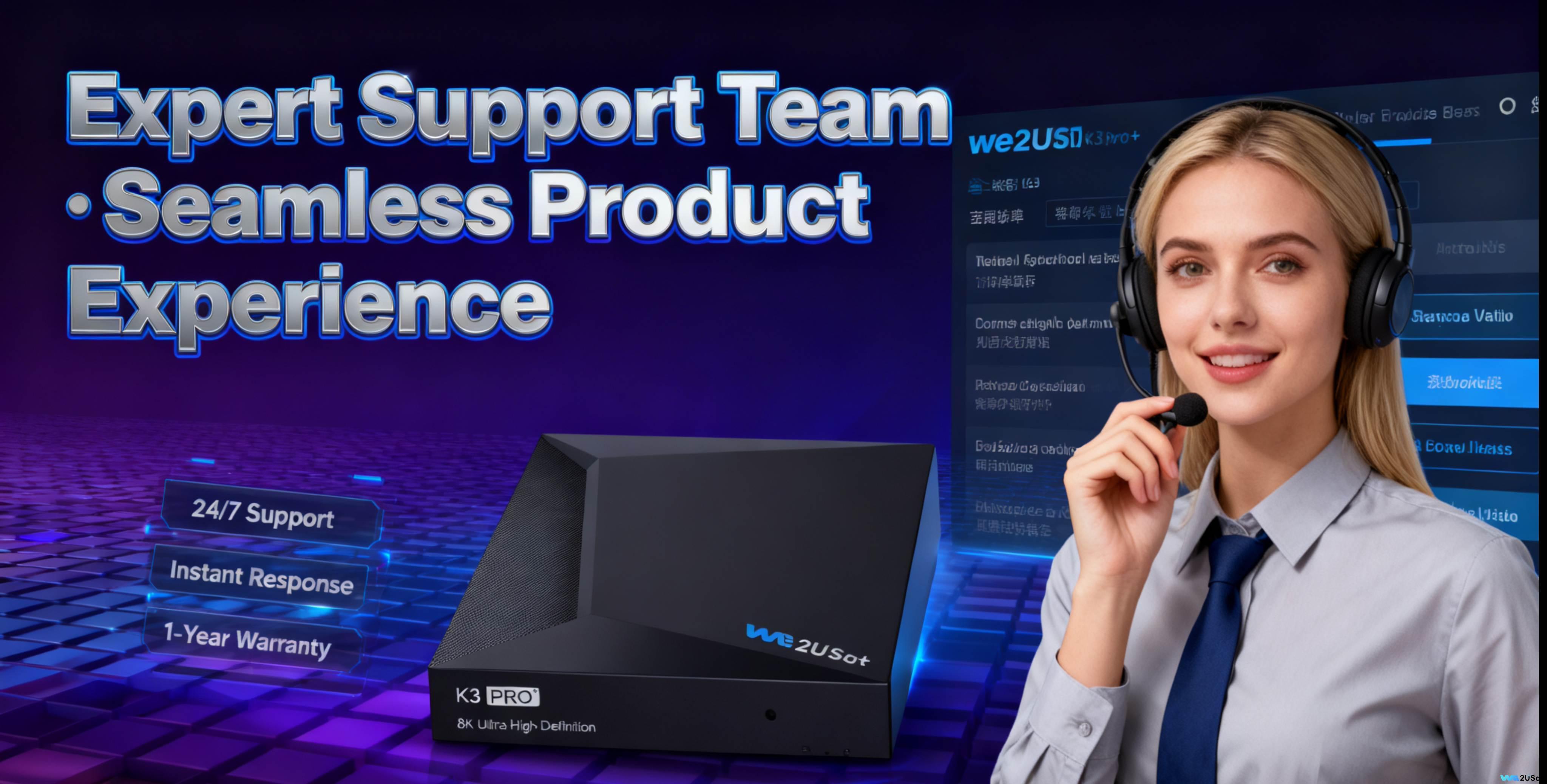 Thank You for Choosing the we2usat k3 pro+! Exclusive Setup Guide