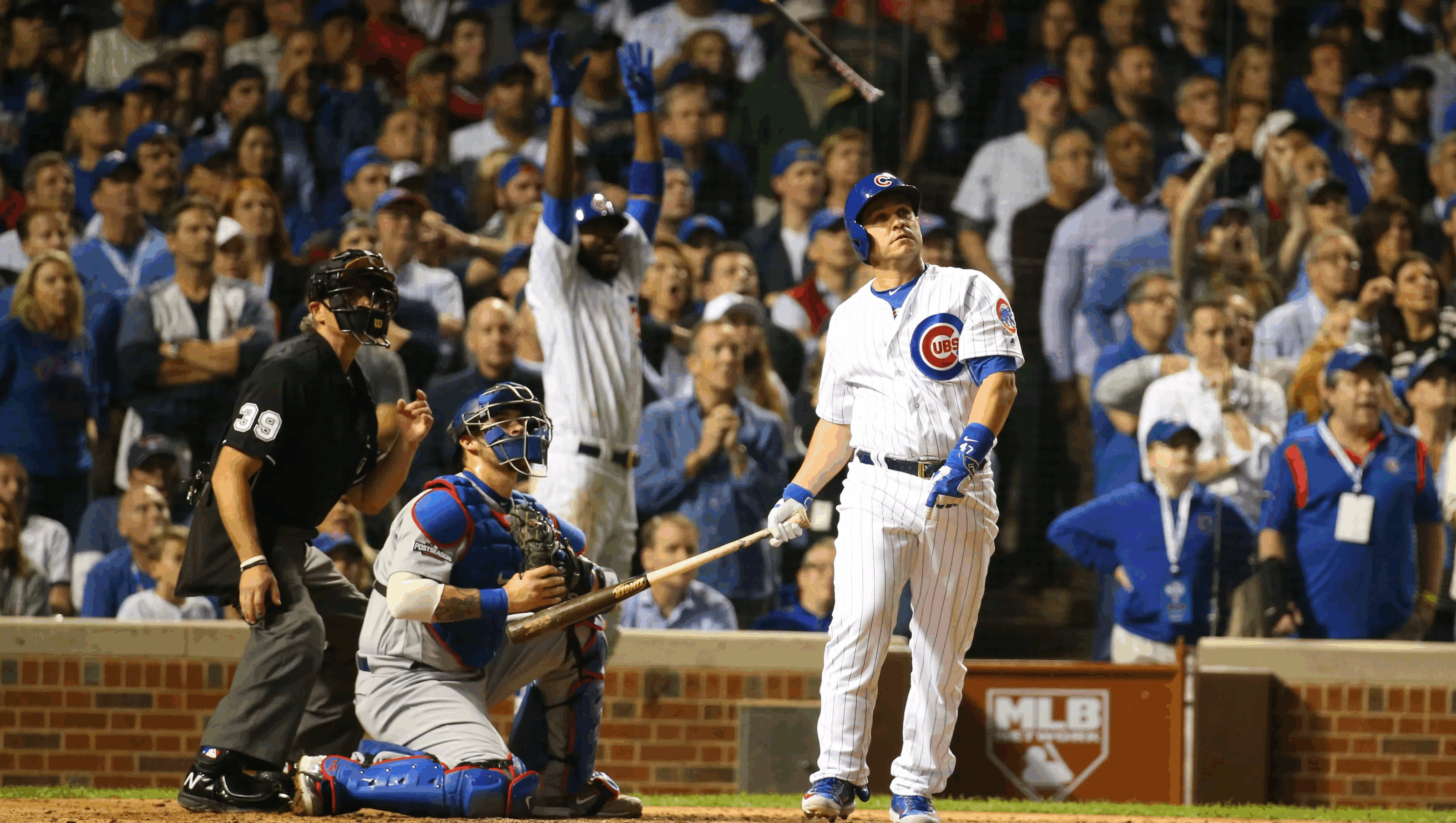 Montero hits a bases-loaded home run in the 2016 National League Championship Series