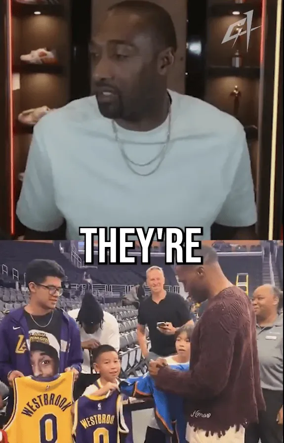 Arenas: The one who took the Lakers jersey is my friend. He told me to protect Westbrook.