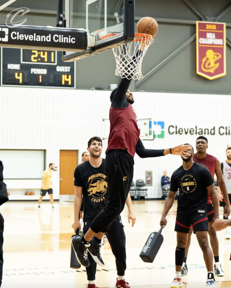 Cavaliers official media releases training photos