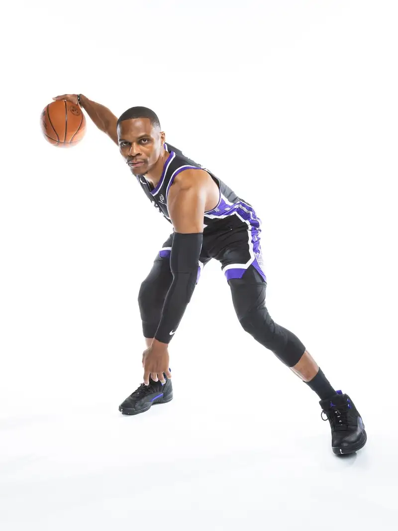 A new chapter! Westbrook shared a photo of himself wearing a Kings jersey on social media