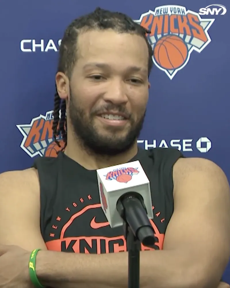 Brunson was asked about the outside expectations of the Knicks in the new season: I don't care about that