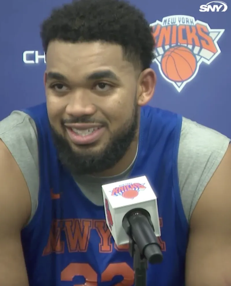 October 21st News Today, Knicks player Karl-Anthony Towns accepted an interview with reporters