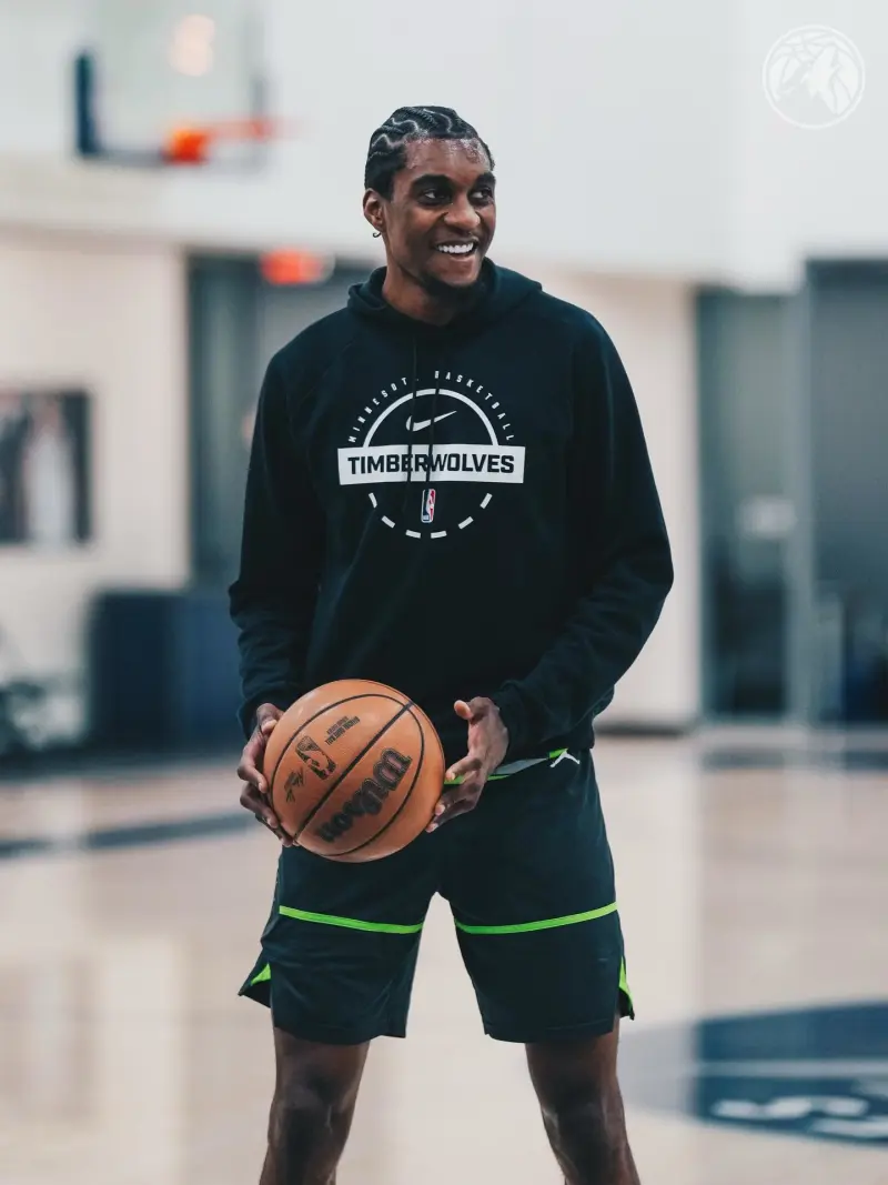 Can he get back into the defense? Timberwolves share Jaden McDaniels' training photo