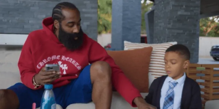 Harden: My dad didn't spend much time with me, so I try to spend as much time with my son as possible.