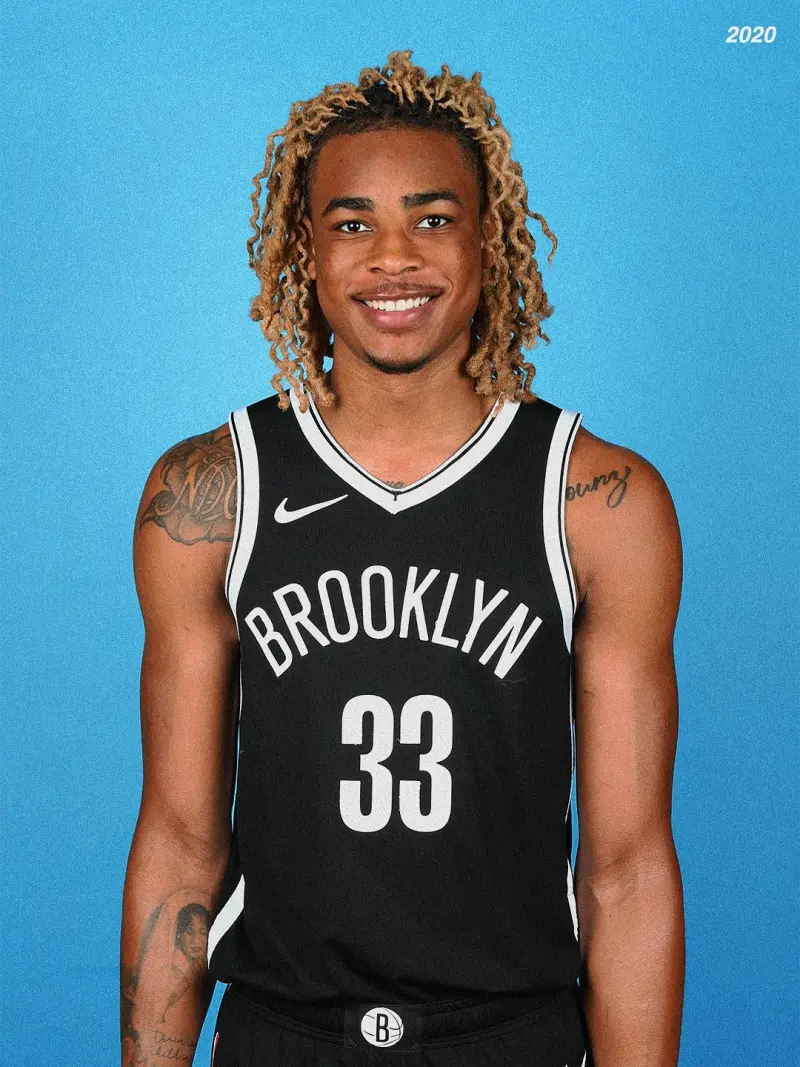 Clear eyes! The Nets officially released Claxton's makeup photos for the past 7 years to share with fans