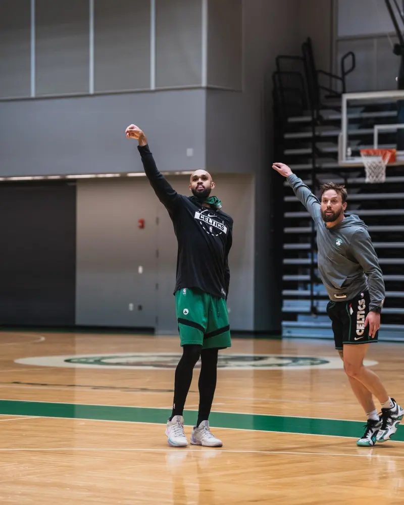 A brand new Green Army!，The Celtics officially shared training photos of their players with fans