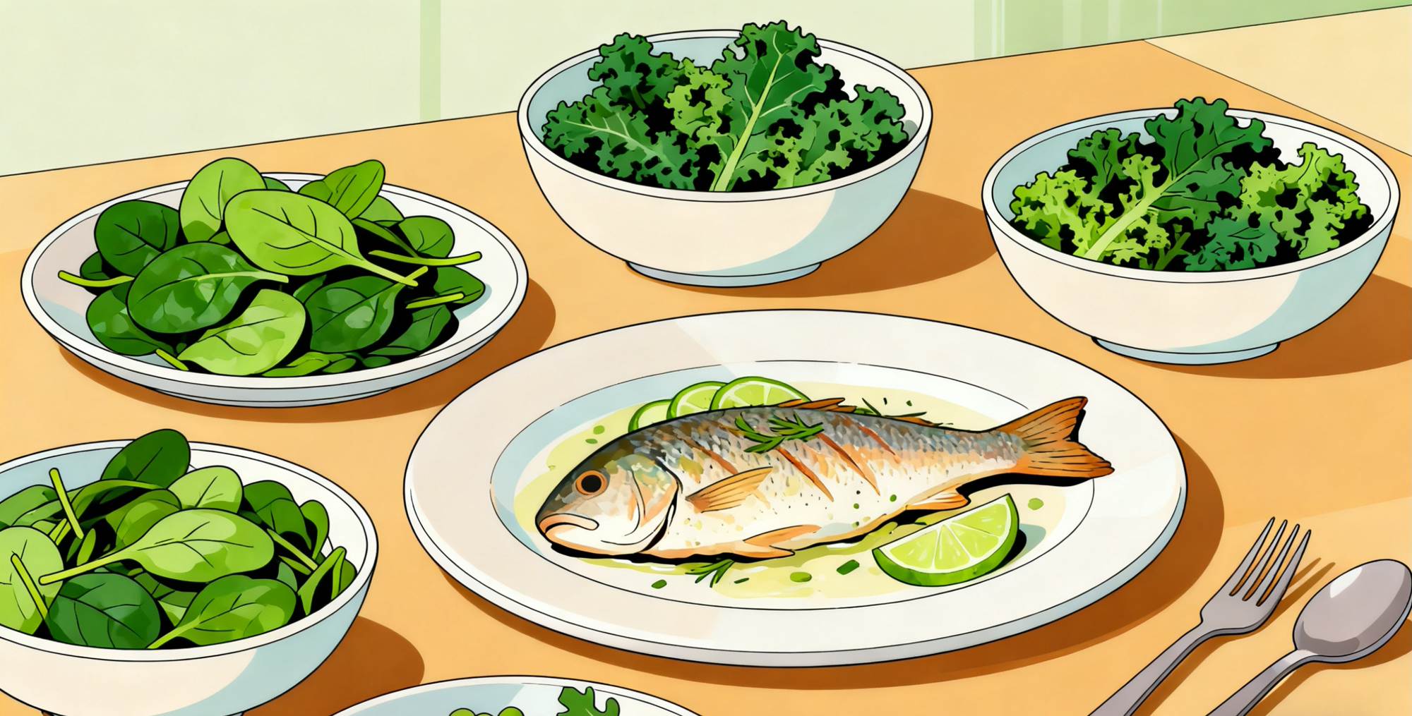 Eat more dark green vegetables to protect your eyes and prevent age-related macular degeneration