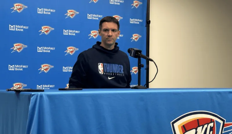 Daigneault on Holmgren: He's very good. He spends his offseason eating, sleeping, and playing basketball.