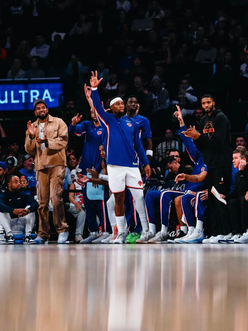 New York Cubs! Guershon Yabusele warms up for the opening game on Instagram, tomorrow's game against the Cavaliers