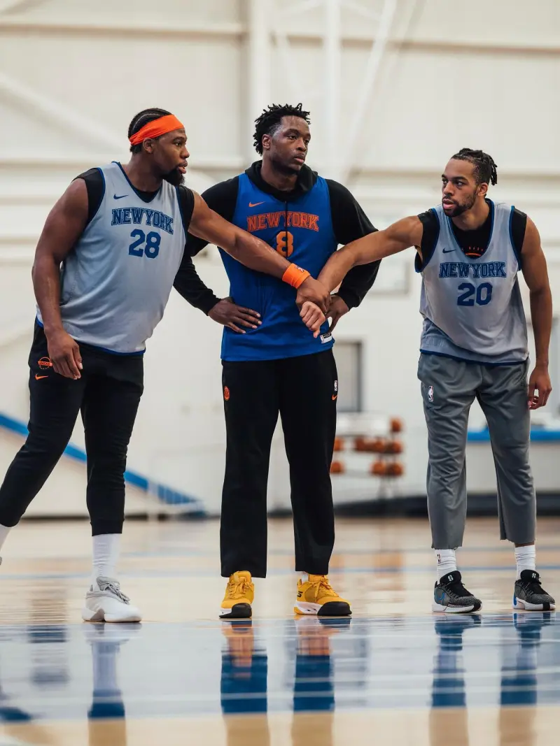New York Cubs! Guershon Yabusele warms up for the opening game on Instagram, tomorrow's game against the Cavaliers