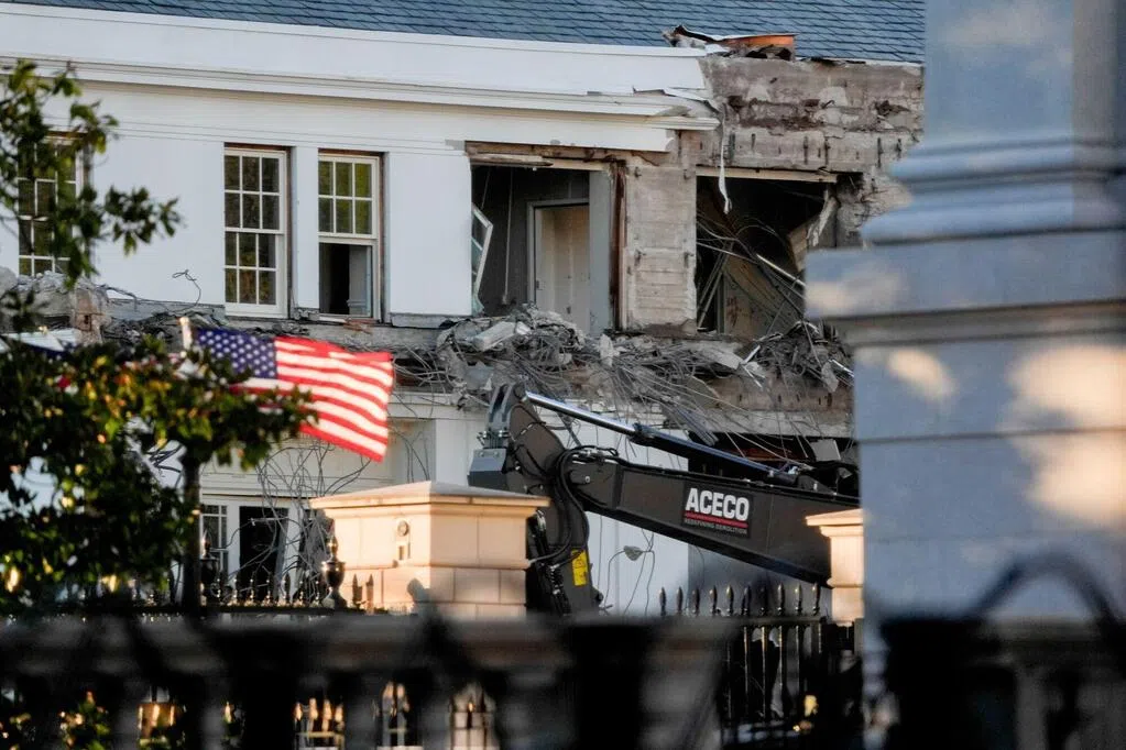Trump demolishes East Wing of White House to create massive ballroom