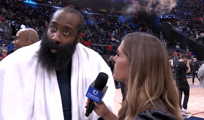 Harden: We started a little slow, so I had to be a little aggressive