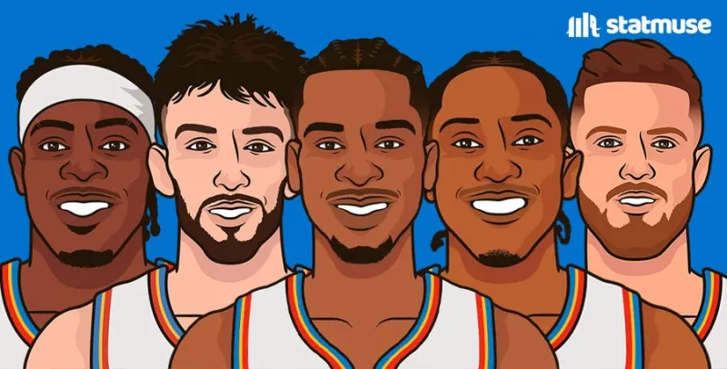 The Thunder narrowly defeated the Kings today, achieving a five-game winning streak to start the season.