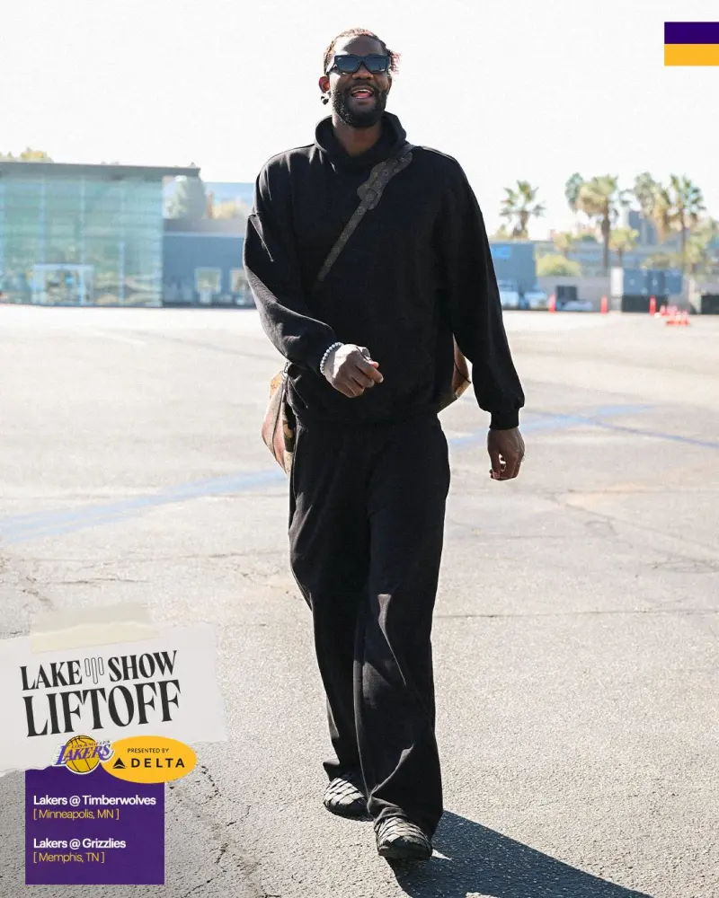 Lakers travel to the road to face the Timberwolves and Grizzlies Deandre Ayton, Marcus Smart, and others are featured in the photos.