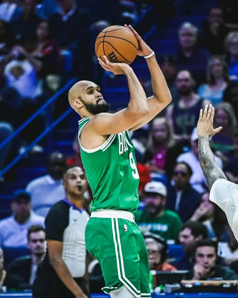 A resounding victory in New Orleans! The Celtics' official account shared photos from the game to celebrate their first win of the season.