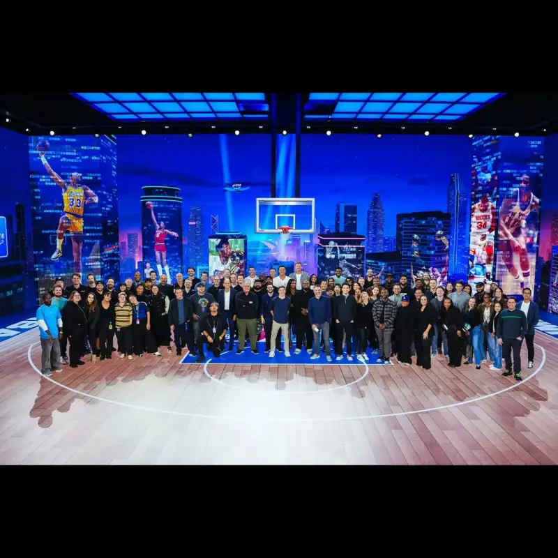 Griffin posted photos of himself participating in a TV show recording on Instagram: Look, Mom, we're on TV!