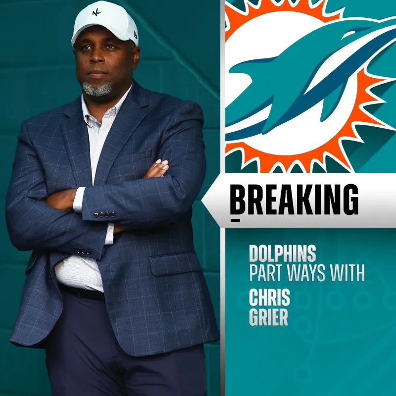 The Dolphins fired their general manager and announced that the head coach would remain in his position until at least the end of the season.
