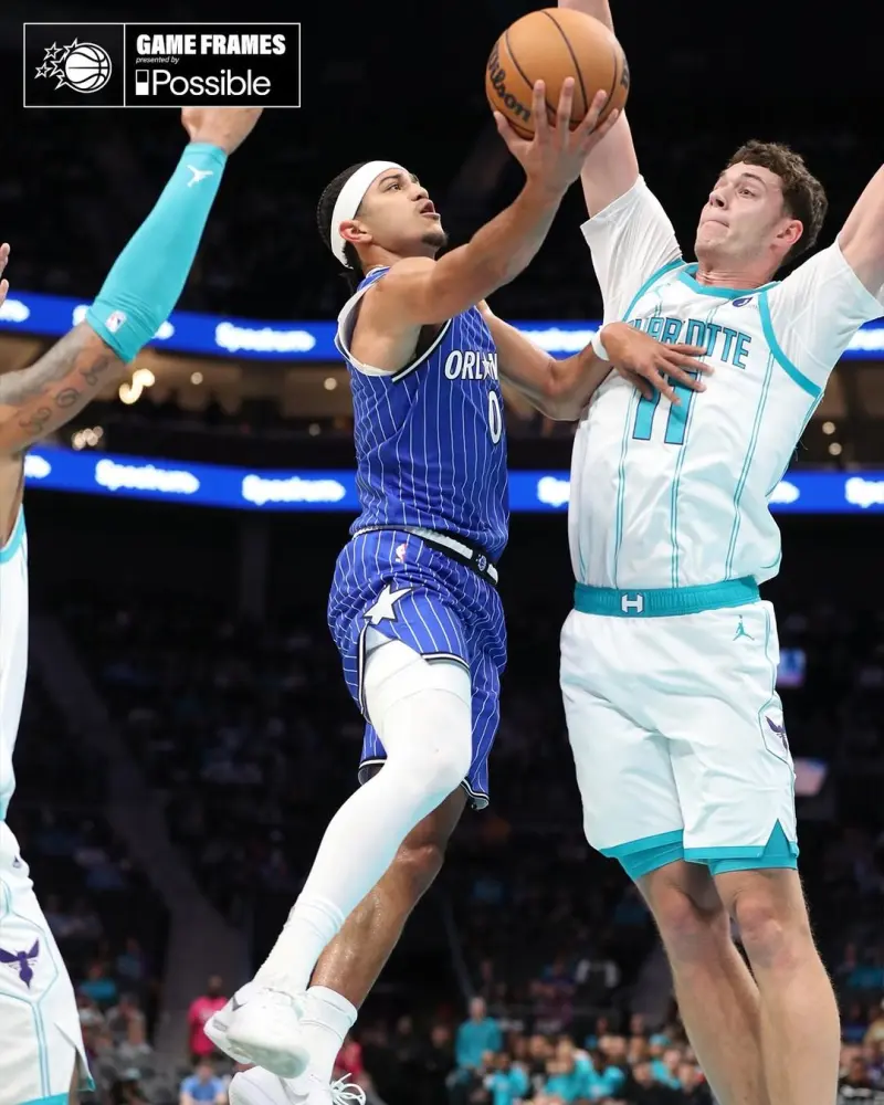 Second win! The Magic's official Instagram account celebrated the team's victory with 10 photos.