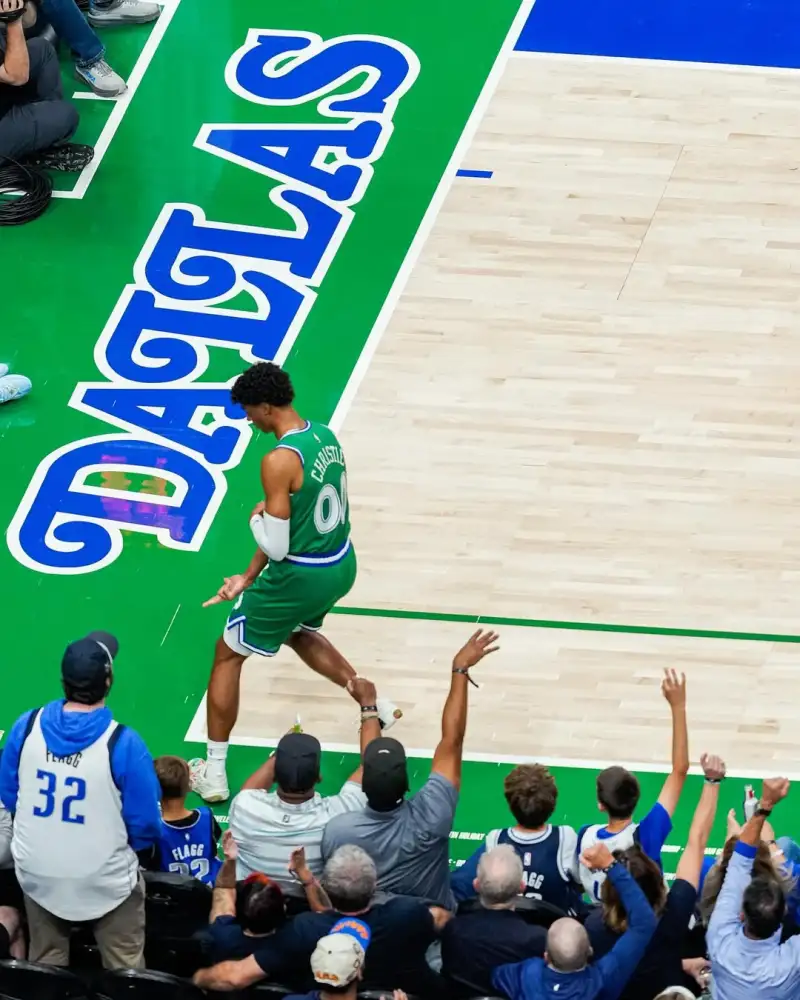 The journey has begun! Max Christie shares his game photos with fans on Instagram.