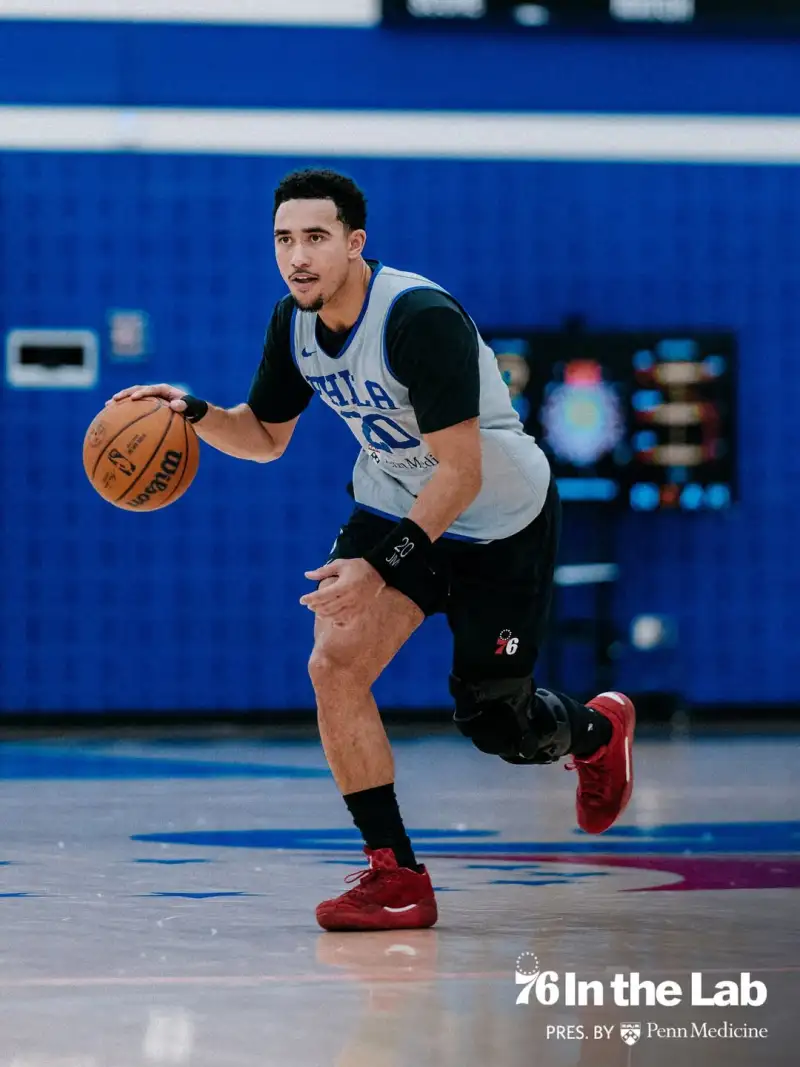 76ers players are practicing to improve their skills in preparation for tomorrow's game against the Celtics.