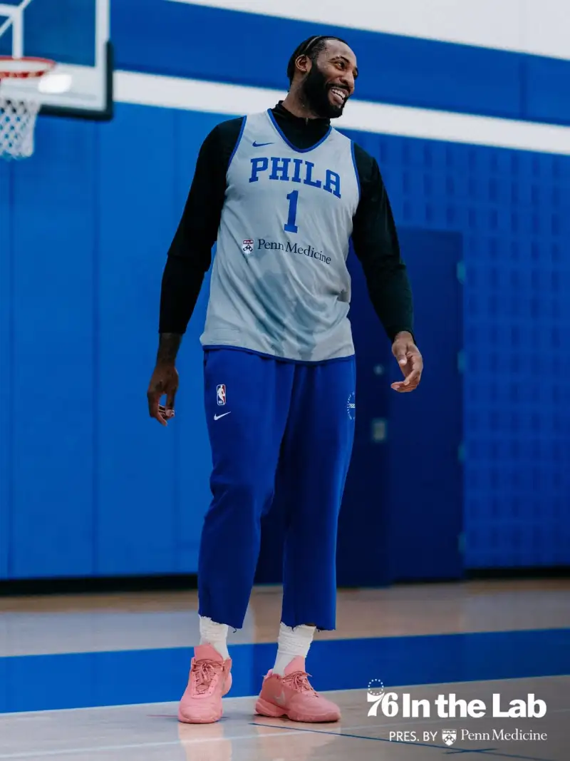 76ers players are practicing to improve their skills in preparation for tomorrow's game against the Celtics.