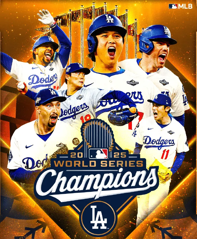 MLB World Series Championships: Dodgers tied for 3rd with 9 titles, Yankees lead by a wide margin with 27.