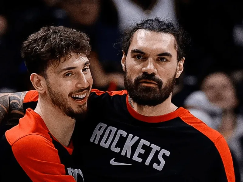 With Shen Jing and Adams on the court together, the Rockets' offensive efficiency was 134% and their rebounding rate was 54%.