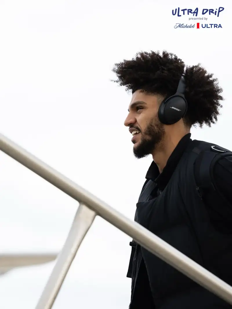 Heading to Indiana! The Bucks' official account posted photos of the players boarding the plane.