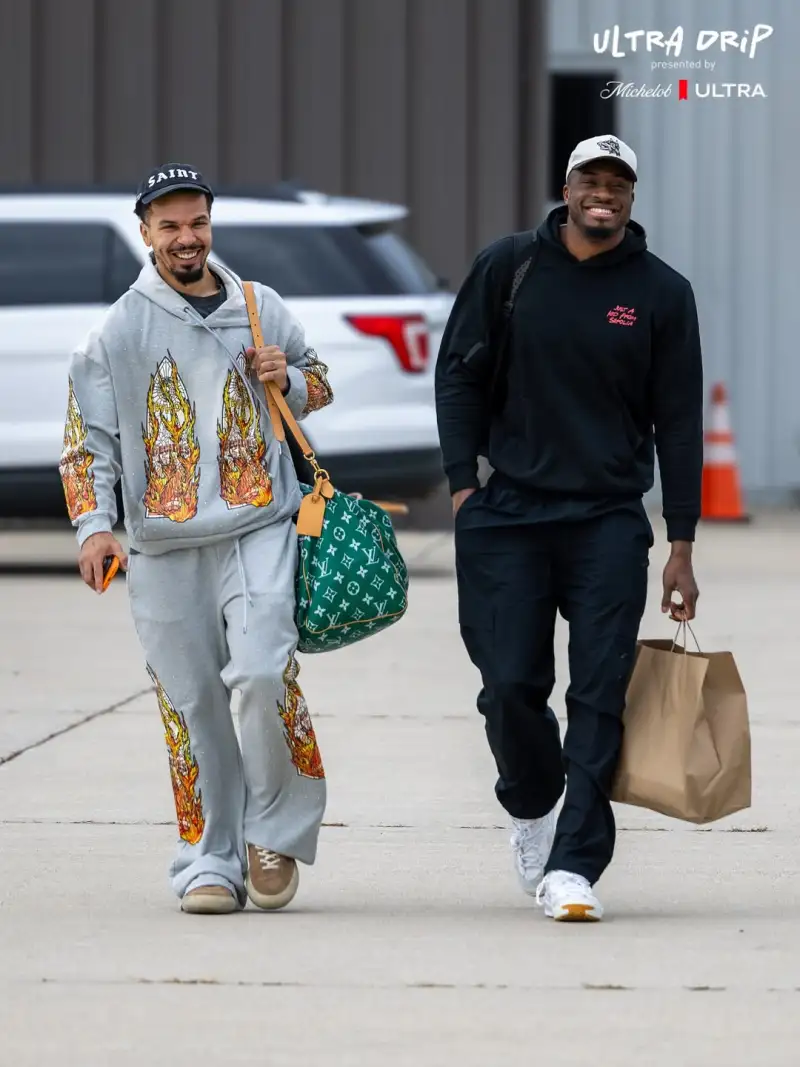 Heading to Indiana! The Bucks' official account posted photos of the players boarding the plane.