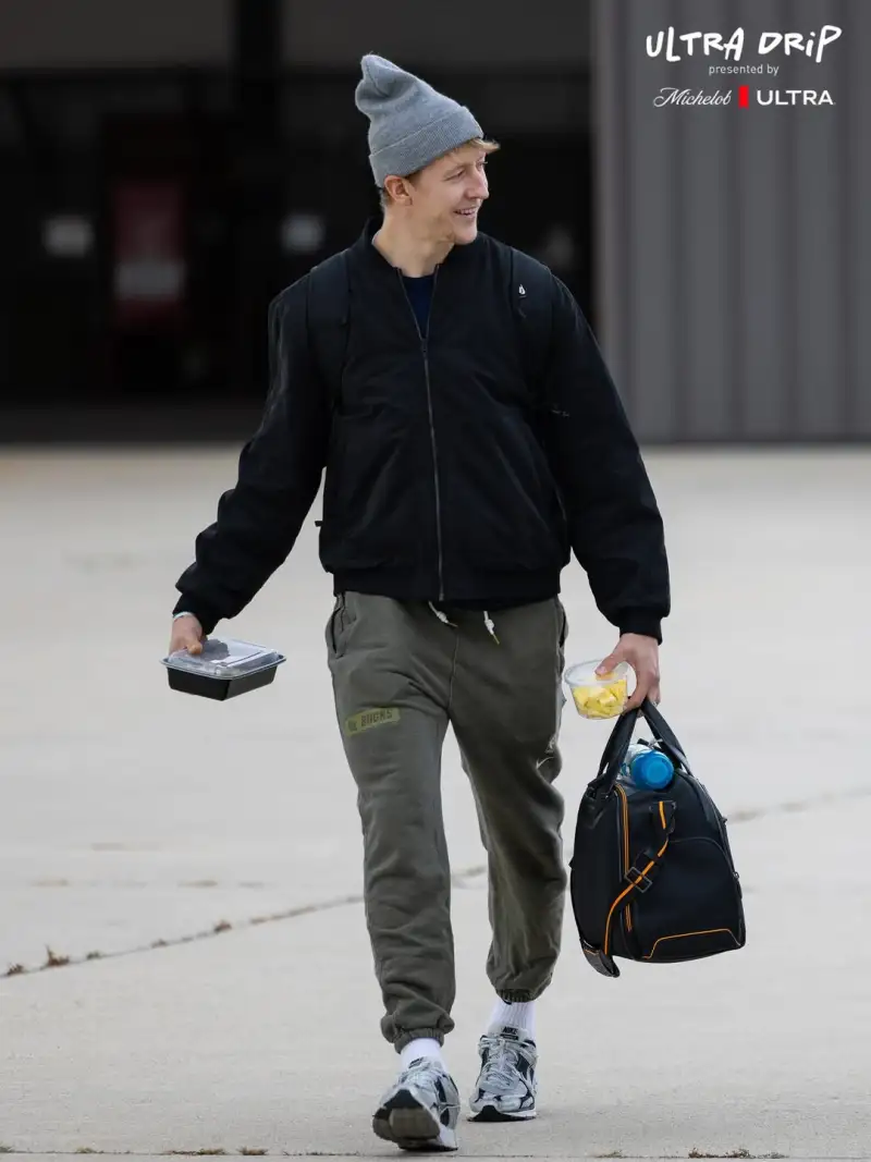 Heading to Indiana! The Bucks' official account posted photos of the players boarding the plane.