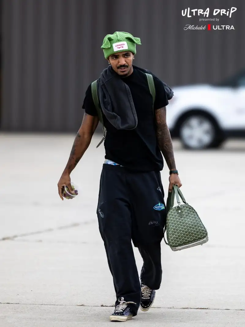 Heading to Indiana! The Bucks' official account posted photos of the players boarding the plane.