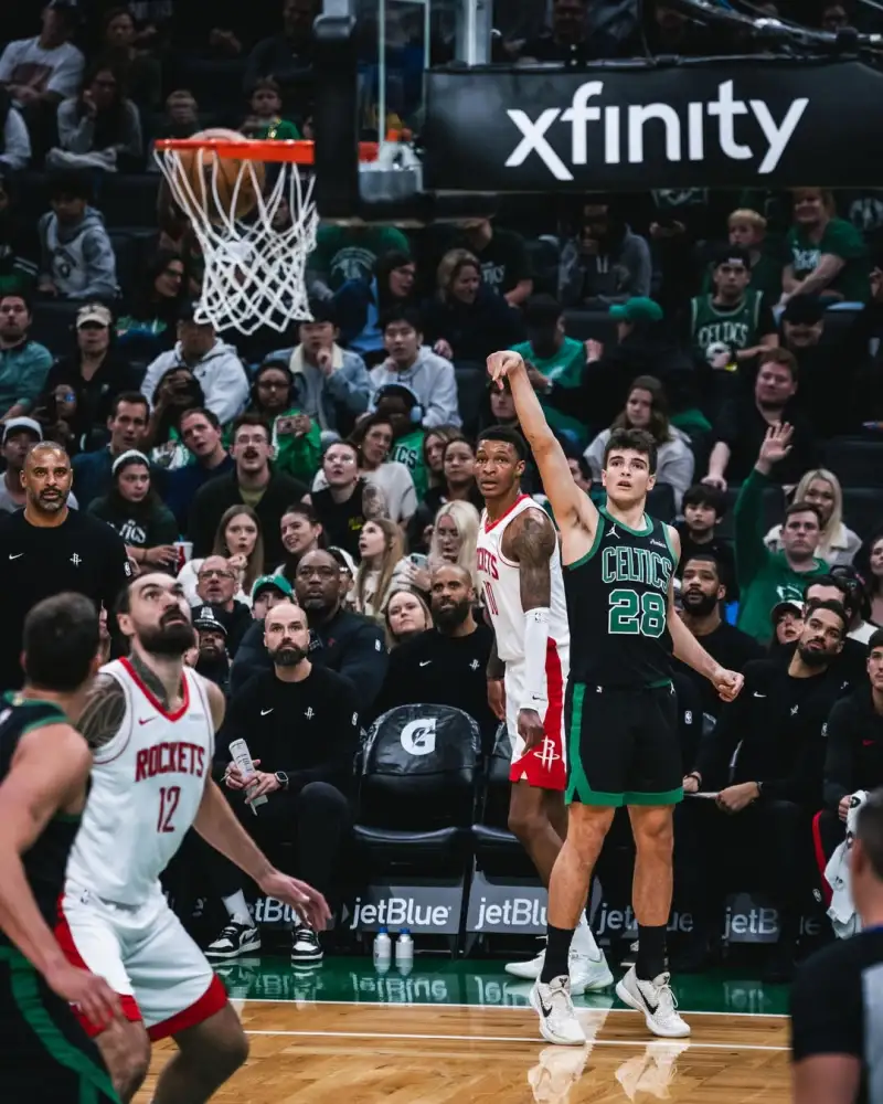 Can they bounce back? The Celtics' official account posted photos from the arena to hype up the upcoming game: Back on the court tomorrow.
