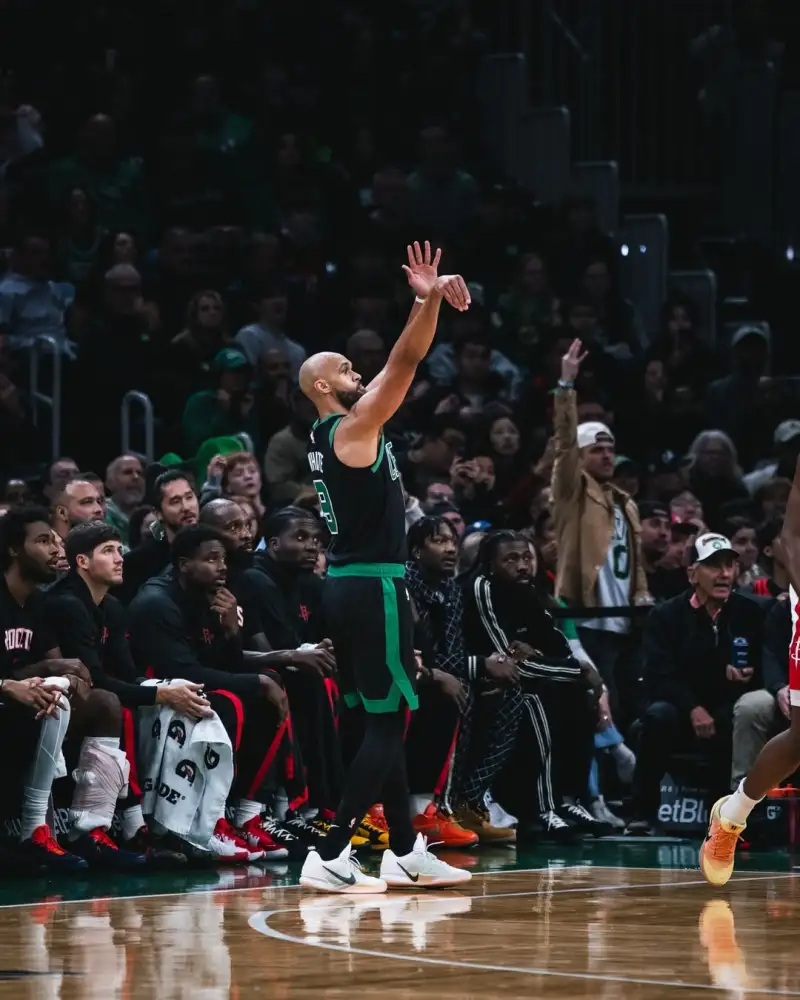 Can they bounce back? The Celtics' official account posted photos from the arena to hype up the upcoming game: Back on the court tomorrow.