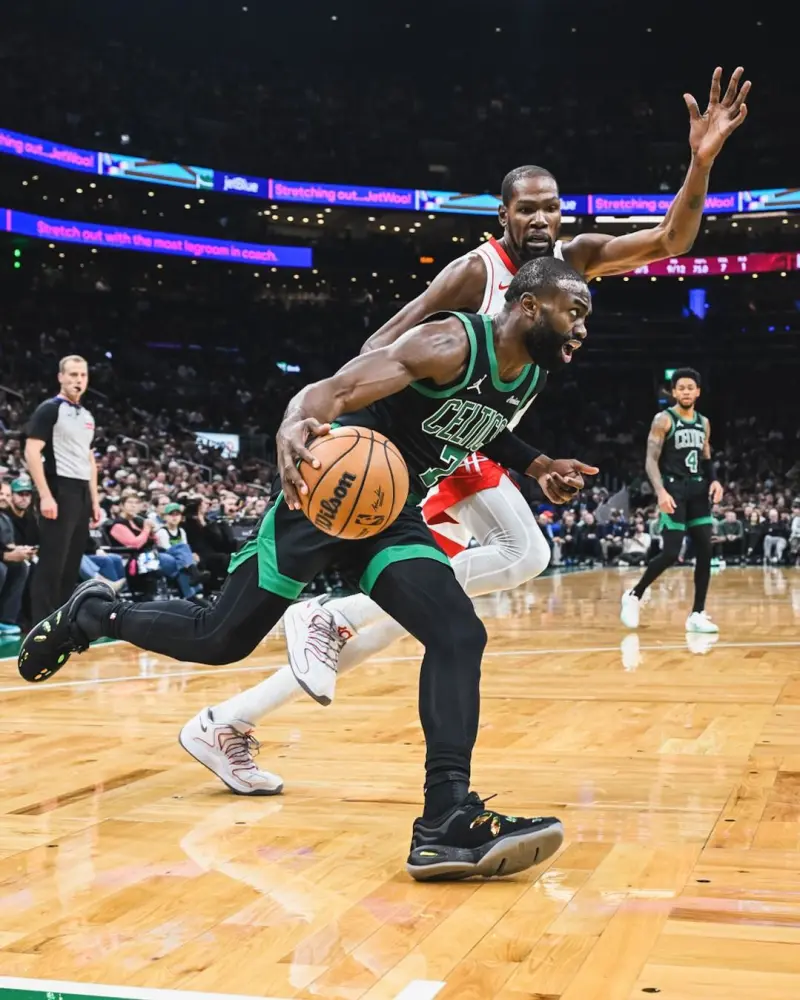 Can they bounce back? The Celtics' official account posted photos from the arena to hype up the upcoming game: Back on the court tomorrow.