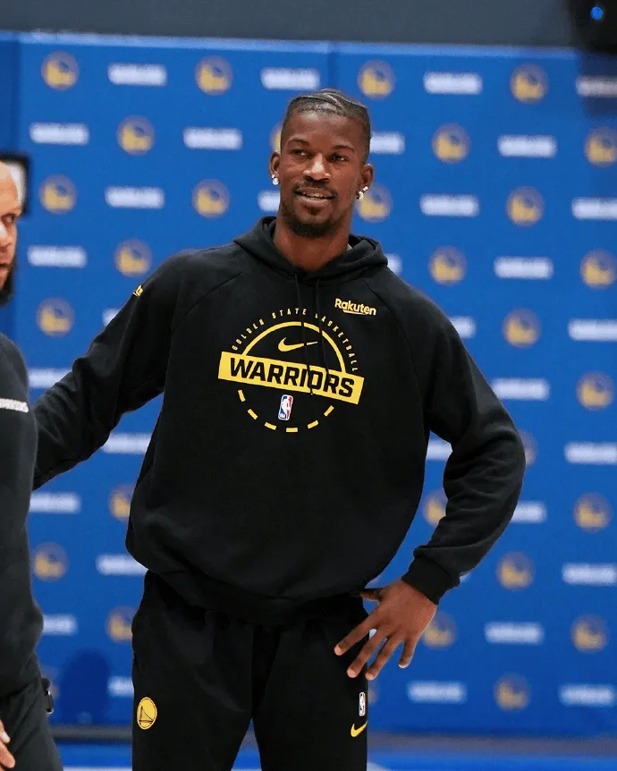 The Warriors shared a photo gallery of the team's training session on social media with the caption: Work hard, get ready.