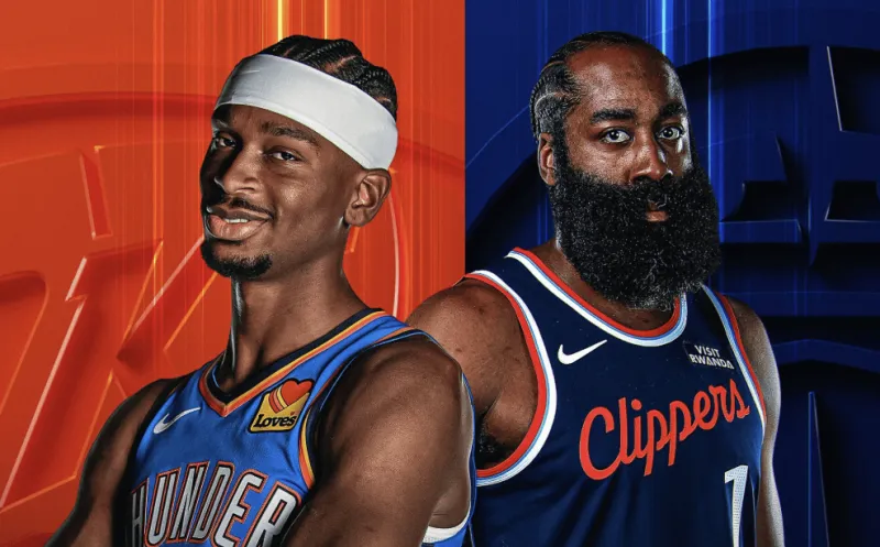 Aiming for an 8-0 lead! Thunder starting lineup: SGA, Dort, Wallace, Chet, Hartenstein