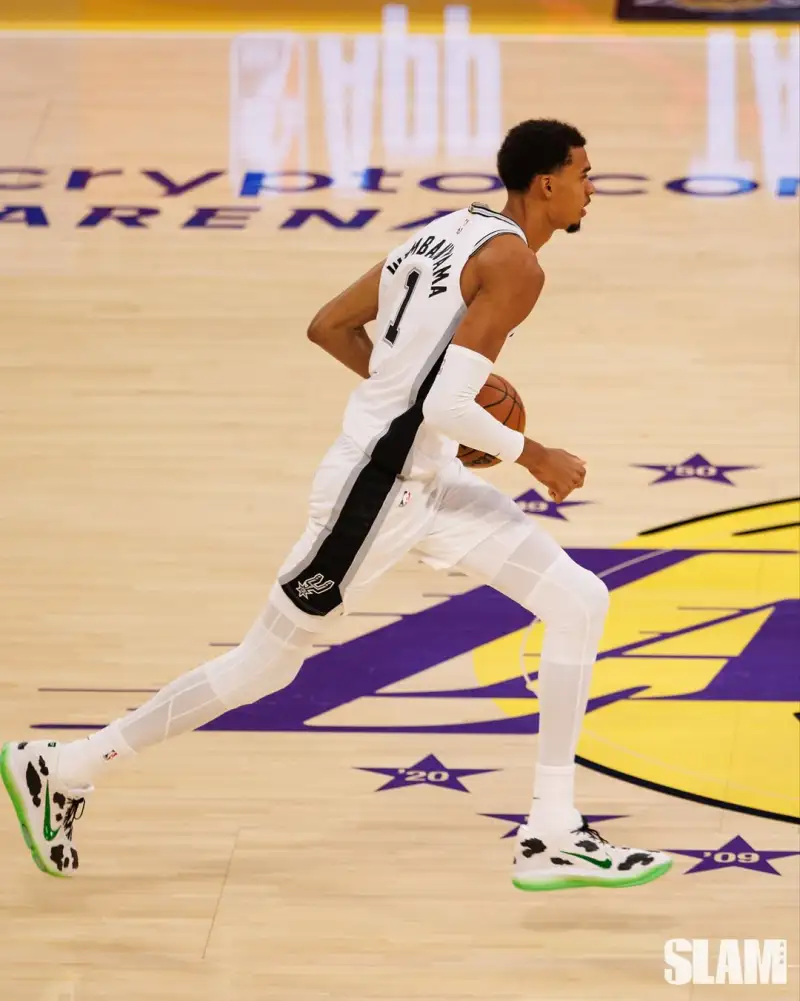 Slam officially shared photos of Doncic and Wimbledon on the court.