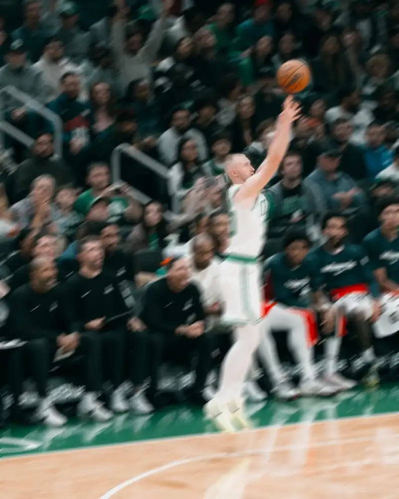 Full speed ahead! The Celtics' official account posted player photos from the game they will face the Magic tomorrow.