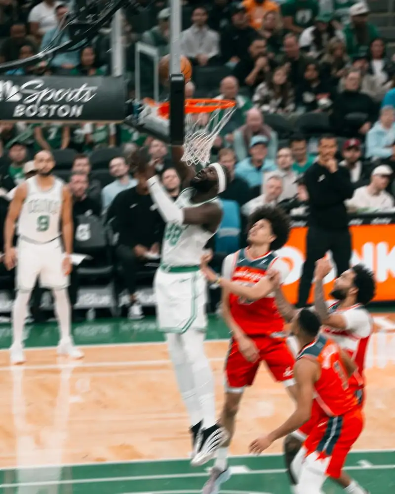 Full speed ahead! The Celtics' official account posted player photos from the game they will face the Magic tomorrow.