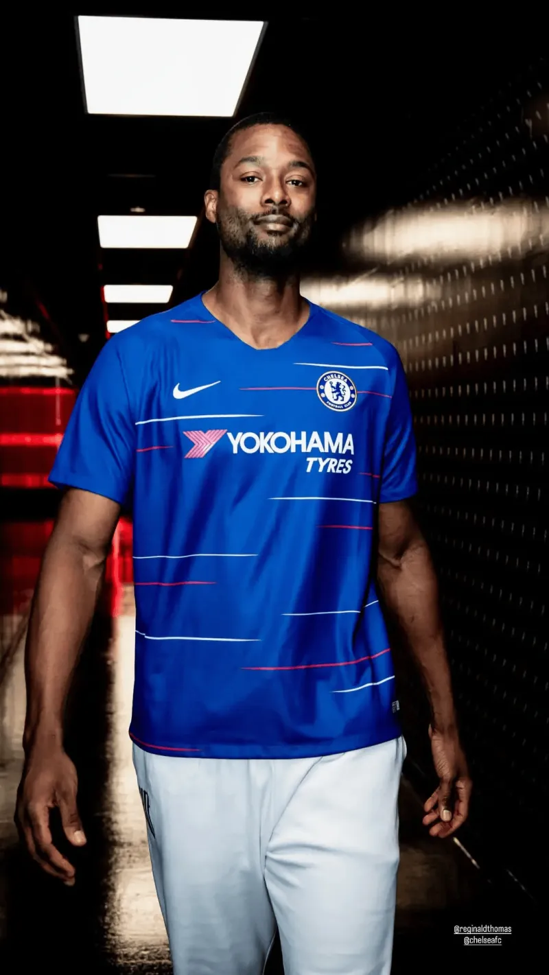 Barnes entered the field wearing an N'Golo Kanté jersey.