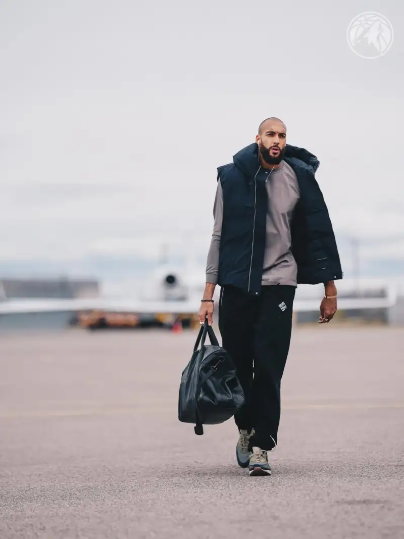 The Timberwolves' official account posted photos of players boarding the plane.