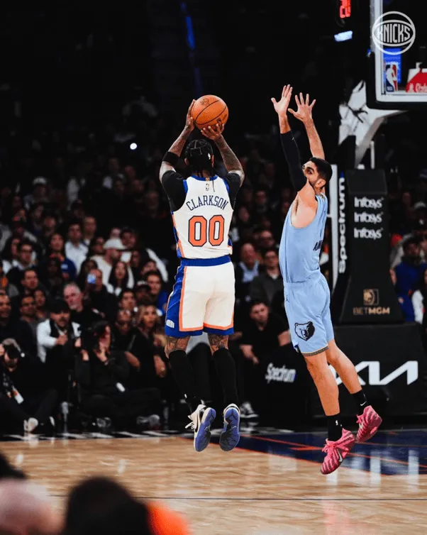 Clarkson: 8 minutes off the bench, 10 points