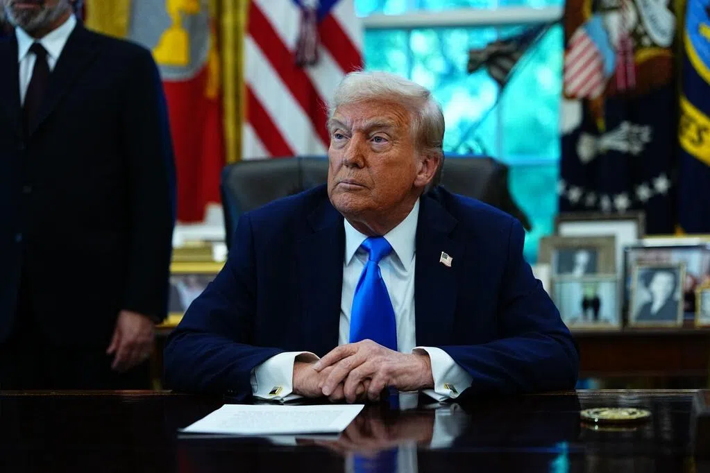 Trump says the U.S. still needs overseas technical talent.