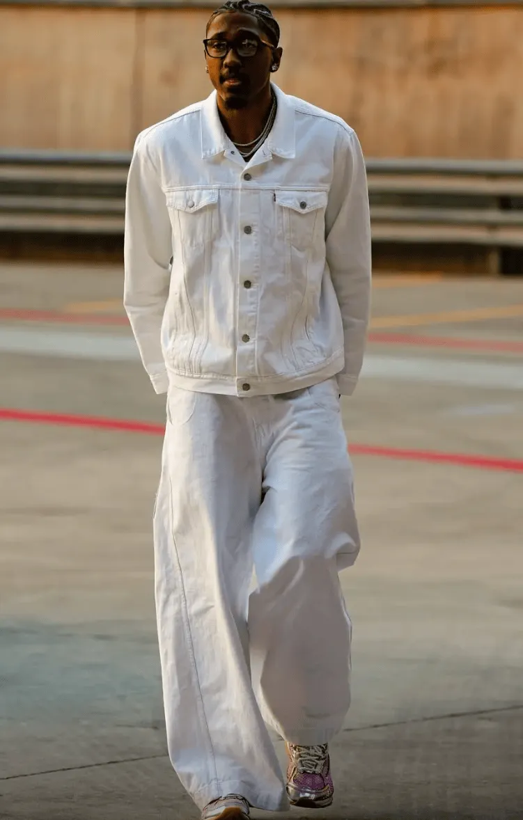 Jerry updates his social media with photos of his daily outfits.