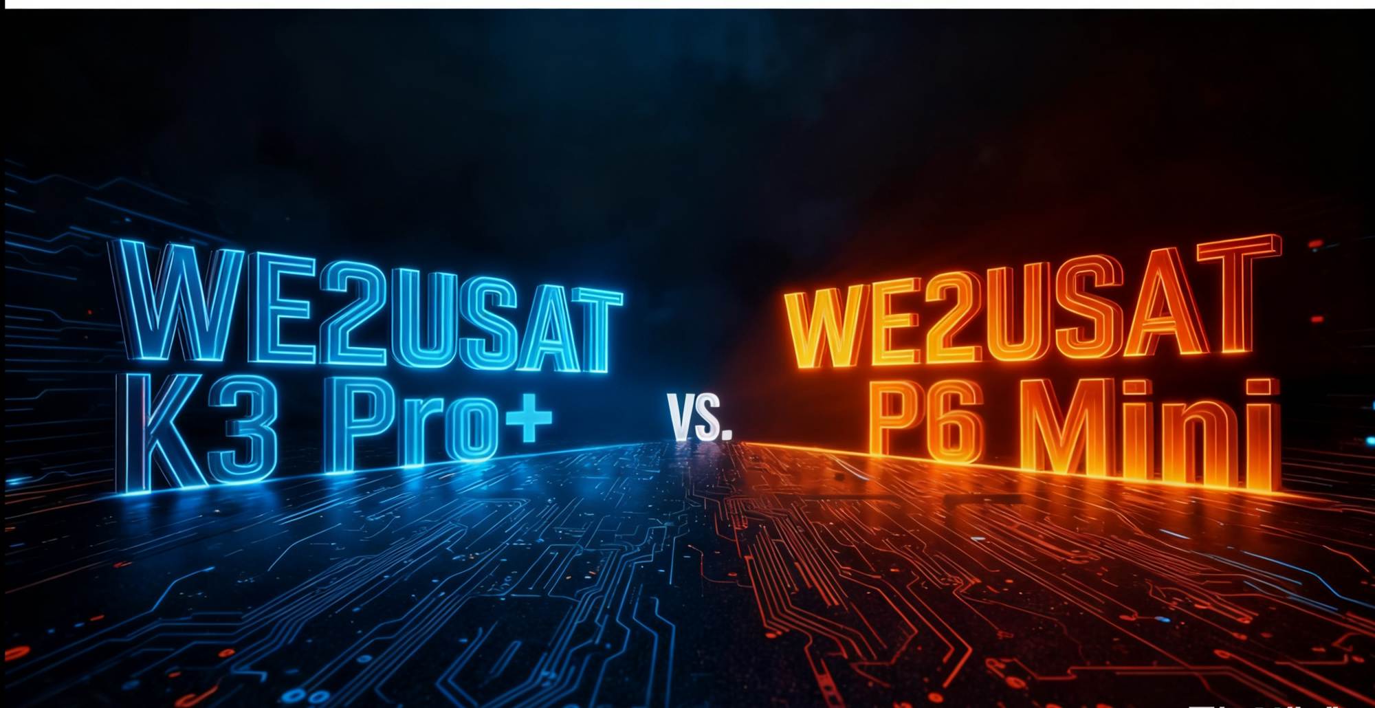 ​Review and Comparison: WE2USAT K3 Pro+ vs. P6 Mini